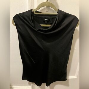 Theory Black Sleeveless Top